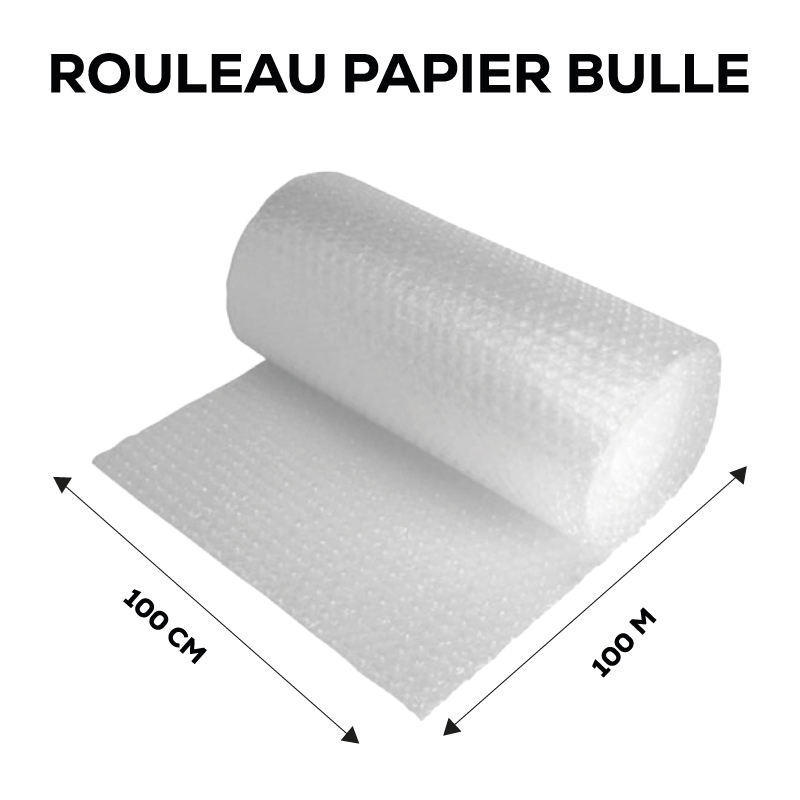 Papier bulle 1m x 100 m - modèle économique